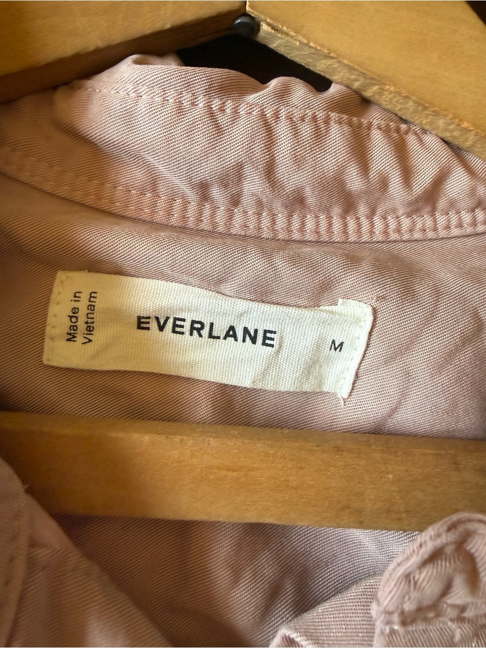 Everlane The Must-Have Shirtdress in Butterlite Dusty Rose Size M - Picture 4 of 7